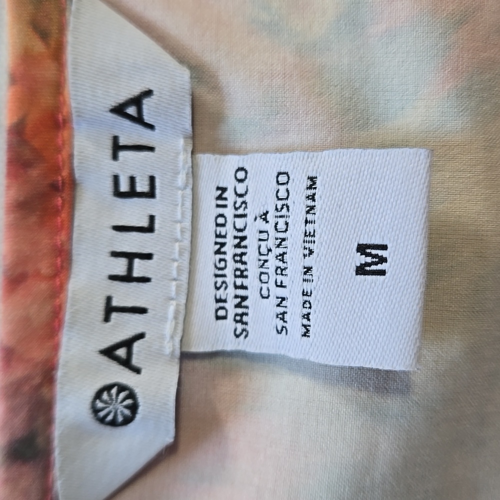 Athleta Refined Zephyr Tank & Brooklyn Printed Shorts Floral Print Set - Picture 9 of 16